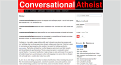 Desktop Screenshot of conversationalatheist.com